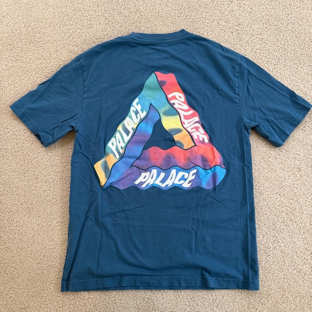 Palace TRI-TEX T-SHIRT Blue - Size M - Picture 4 of 4